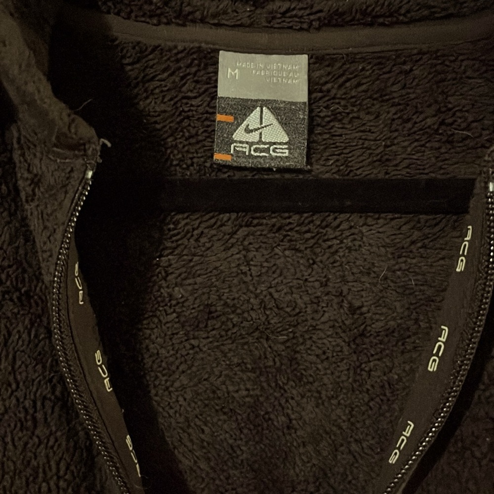 Women’s Nike ACG brown fleece hoodie